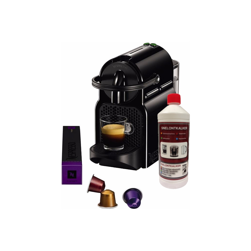 Rubriek huisvrouw Onvoorziene omstandigheden Magimix Nespresso Inissia M105 Zwart + Magimix Ontkalker 1 L Kopen? |  Koffieapparaten Cups & Pads Vergelijken