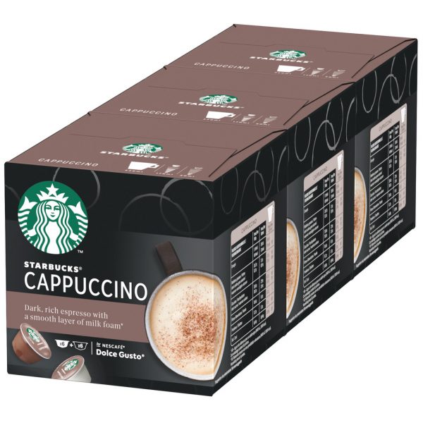 Starbucks Dolce Gusto Cappuccino 3 pack