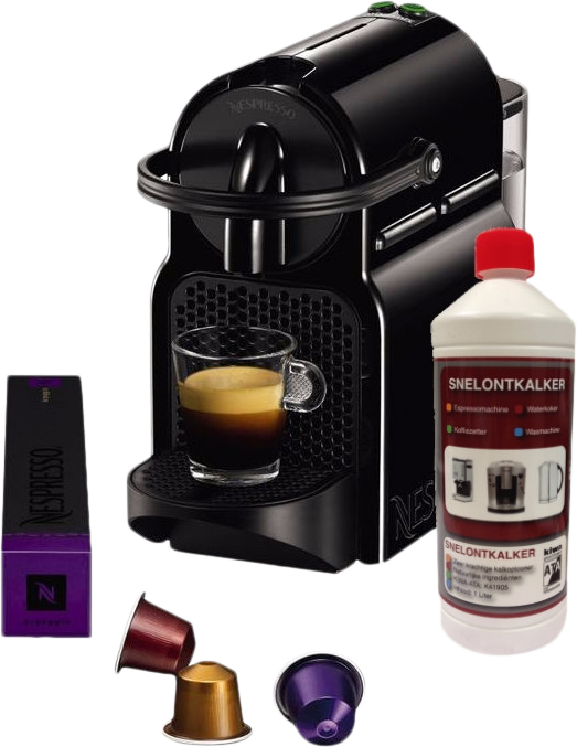 Magimix Nespresso Inissia M105 Zwart + Magimix Ontkalker 1 L