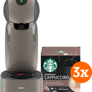 Krups Dolce Gusto Infinissima Touch KP270A Taupe + Starbucks Cappuccino