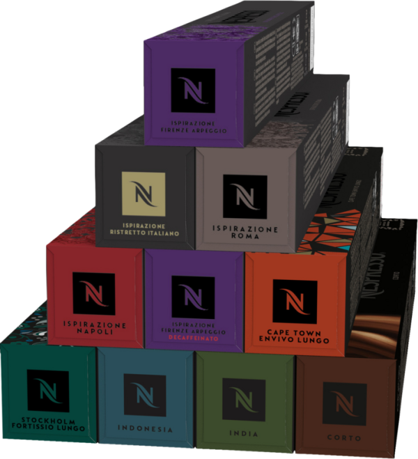 Nespresso Intens pakket capsules + Welkomstpakket