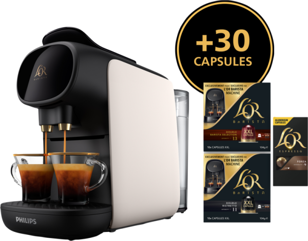 Philips L'OR Barista Sublime LM9012/03 Wit met 30 capsules