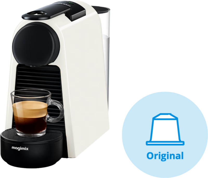 Vroeg Fonetiek attribuut Magimix Nespresso Essenza Mini Wit Kopen? | Koffieapparaten Cups & Pads  Vergelijken