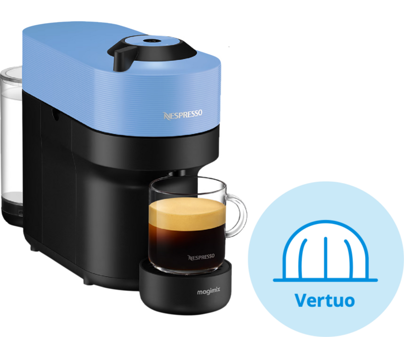 Weglaten Transparant Kers Magimix Nespresso Vertuo Pop Pacific Blue Kopen? | cup- en padmachines  Vergelijken
